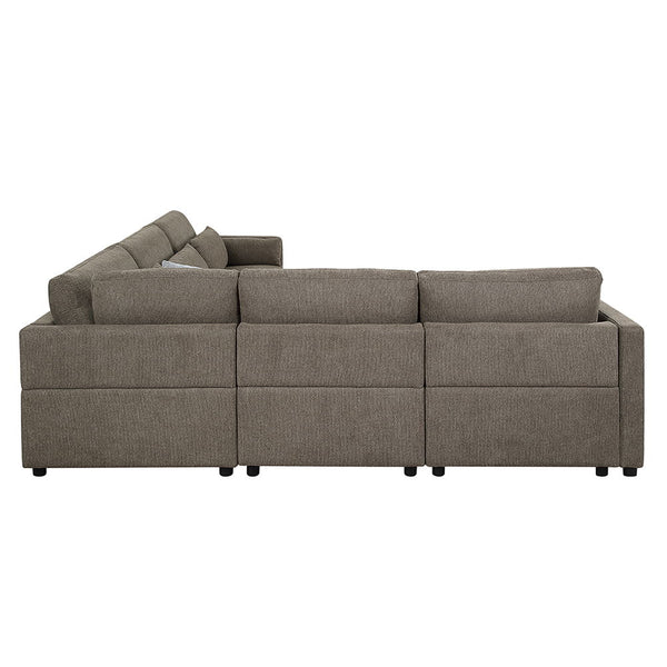 Rylie - Modular RF Chair With 2 Pillows - Dark Gray
