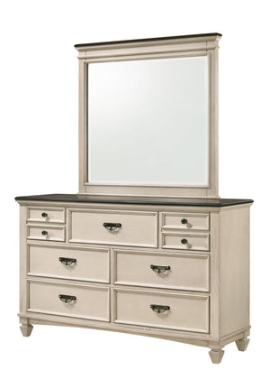 Sawyer - King 4 Piece Bedroom Set - Antique White