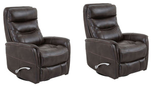 Destined to become your favorite seat in the house, this multifunctional Manual Swivel Glider Recliner is easy to open and close and combines the best of everything. You-'ll be able to swivel to see any angle, glide in a soothing motion, and recline for u