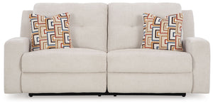 Danum - Stone - 2 Seat Reclining Sofa