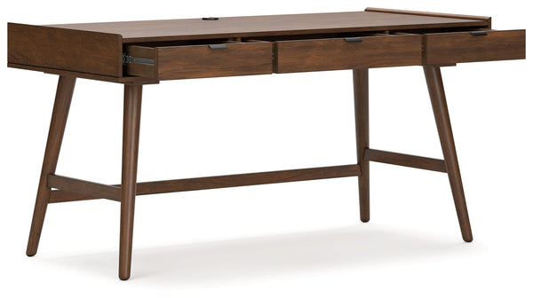 Lyncott - Brown - 3 Pc. - Home Office Desk