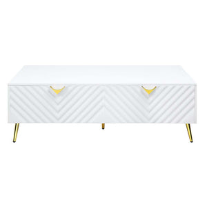 Gaines - Coffee Table - White High Gloss Finish