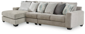 Master the art of cool, clean-lined styleâ€”loaded with sumptuous comfortâ€”with this sectional. Plush and posh, the decidedly contemporary seating is dressed to impress with wedge-cut track armrests and box cushions for a minimalist-chic aesthetic. Desig