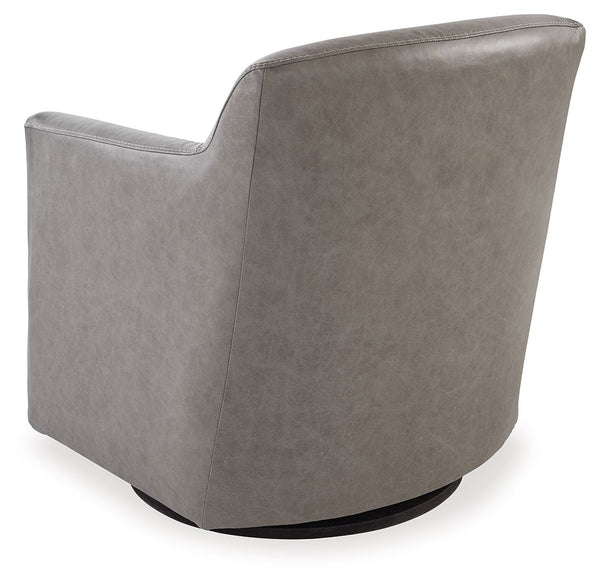 Bradney - Fossil - Swivel Accent Chair