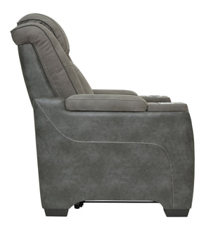 Next-Gen Durapella - Slate - Power Recliner/Headrest