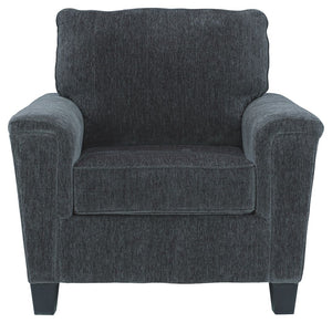  budget-conscious chair beautifully fits the bill. Covered in a smoke gray chenille upholstery loaded with plush texture