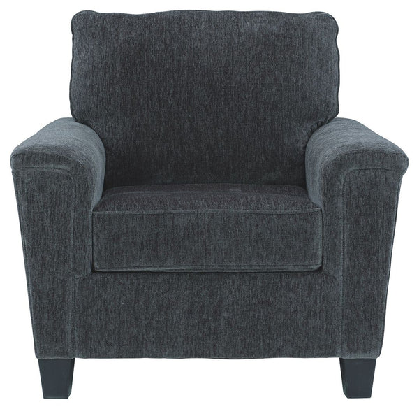  budget-conscious chair beautifully fits the bill. Covered in a smoke gray chenille upholstery loaded with plush texture