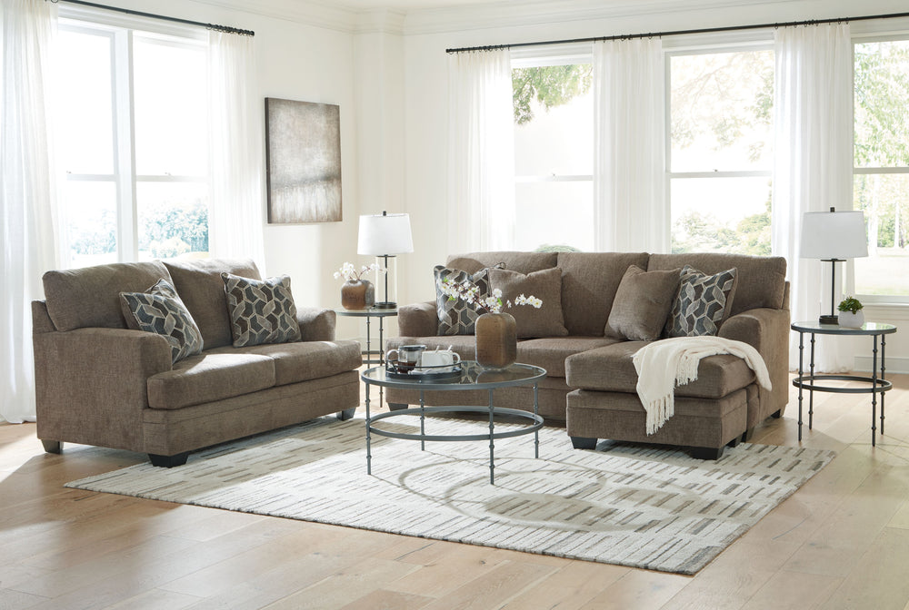This living room set feels every bit as good as it looks. Ultra-soft upholstery enhances your comfort, making it a delightful place to unwind. Whether you-'re enjoying a quiet evening alone or chilling with friends, this piece promises to be the perfect b