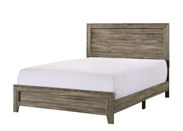 Millie - Queen 5 Piece Bedroom Set - Warm Gray