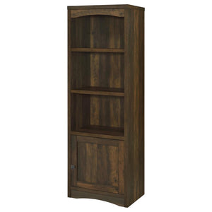 Laughlin - 3-Shelf Engineered Wood Media Tower - Dark Pine