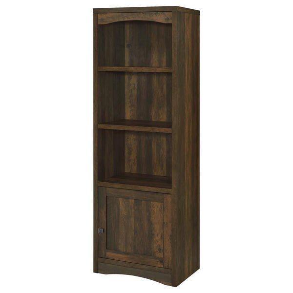 Laughlin - 3-Shelf Engineered Wood Media Tower - Dark Pine