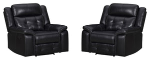 Meet Clayton, the ideal swivel glider recliner that perfectly combines comfort and practicality. This recliner is perfect for any evening with its manual recline feature and inherently cleanable faux leather, which makes maintenance effortless. The elegan
