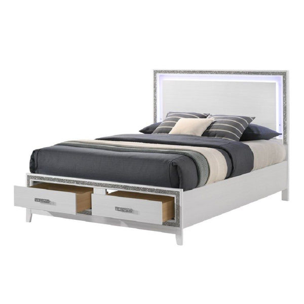 Haiden - Eastern King Bed - White
