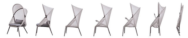 Alverta Foldable Chair (2/Ctn)