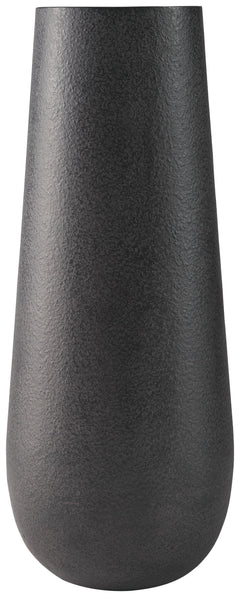 For those with an artful eye and a love of casual elegance, this metal vase is a beauty to behold. A cylindrical silhouette makes this striking home accent all the more alluring.<br/><br/><b>Product Features</b><ul><li>Made of metal</li><li>Antiqued brown