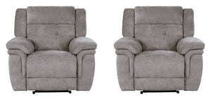  the Richland Power Recliner delivers a chic look and unbeatable functionality. The Richland Recliner features power headrests