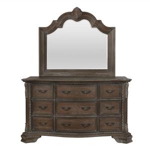 Sheffield-Dresser/ Mirror-Gray<h4><b>Sheffield - Dresser - Gray</b></h4> <table width="100%"><colgroup><col style="width: 30%"> <col style="width: 70%"> </colgroup> <tbody> <tr> <td>Dimensions</td> <td> 20.00"L x 64.00"D x 38.00"H</td> </tr> <tr> <td>Weig