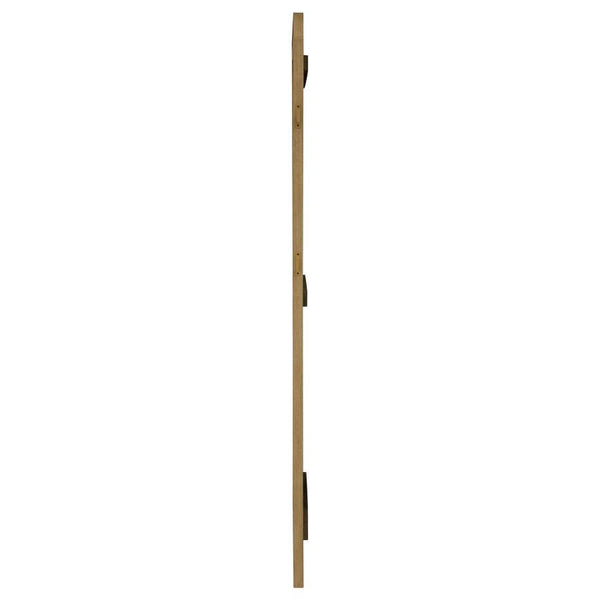 Arini - Cane Weave Full Length Standing Floor Mirror - Sand Wash