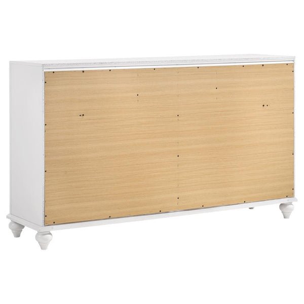 Barzini - 7-Drawer Dresser - White