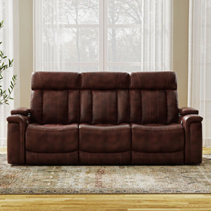 Royce - Power Reclining Sofa And Loveseat - Fantom Brown