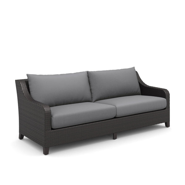 Skye - 2 Piece Outdoor Set (Sofa & Slat Top Coffee Table) - Gray