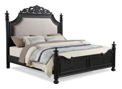 Kingsbury - Queen Bed - Black<h4><b>Kingsbury - Queen Footboard - Black</b></h4> <table width="100%"><colgroup><col style="width: 30%"> <col style="width: 70%"> </colgroup> <tbody> <tr> <td>Dimensions</td> <td> 89.00"L x 66.50"D x 71.75"H</td> </tr> <tr> 