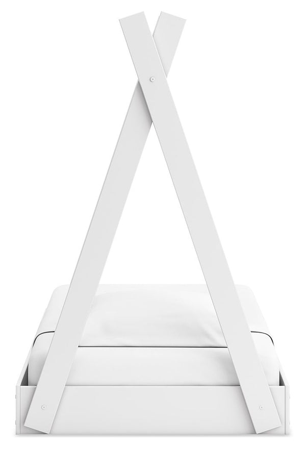 Hallityn - White - Twin Tent Complete Bed In Box