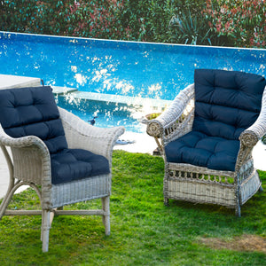Superior sponge offers comfortable and soft sitting experience for you <br>Woven suede bedford cord provides smooth feeling and extra comfort <br>Convenient for you to suit different furniture with three-fold design <br>High quality string ties are not ea