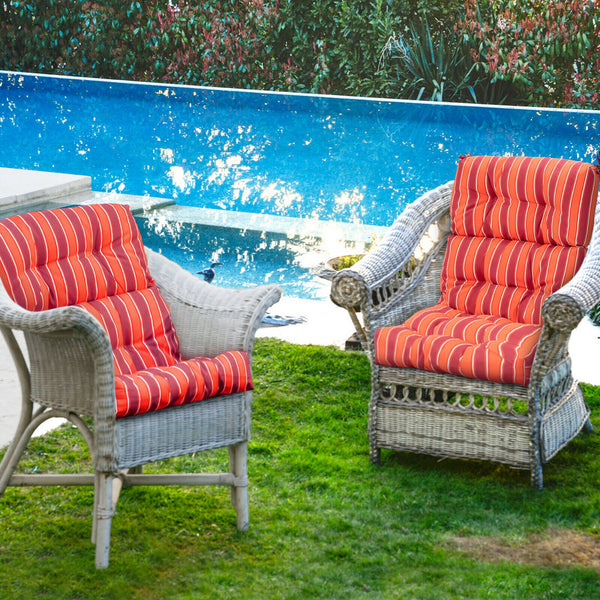 Superior sponge offers comfortable and soft sitting experience for you <br>Woven suede bedford cord provides smooth feeling and extra comfort <br>Convenient for you to suit different furniture with three-fold design <br>High quality string ties are not ea