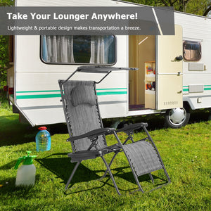 Steel tubes frame  durable and sturdy Incline and adjustable back to fit your body A removable headrest comes with to add comfort With a removable cup and magazine holder A adjustable sun shade canopy provided to protect your head from the ultraviolet ray