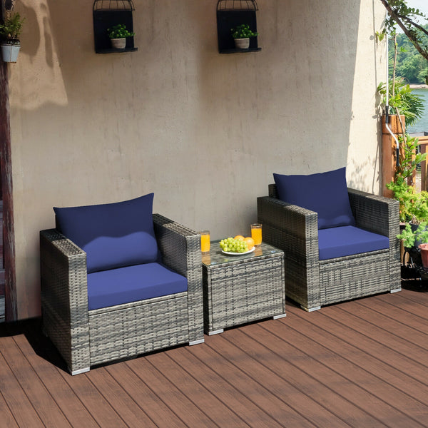 A strong and sturdy steel frame ensures sturdiness <br>Hand-woven rattan is breathable and durable <br>A wide armrest at a suitable height is good for relaxing your arm <br>Thick and soft cushion with a high-density sponge for your hip and back <br>Cover 