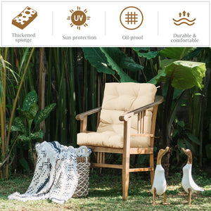 Superior sponge offers comfortable and soft sitting experience for you <br>Woven suede bedford cord provides smooth feeling and extra comfort <br>Convenient for you to suit different furniture with three-fold design <br>High quality string ties are not ea