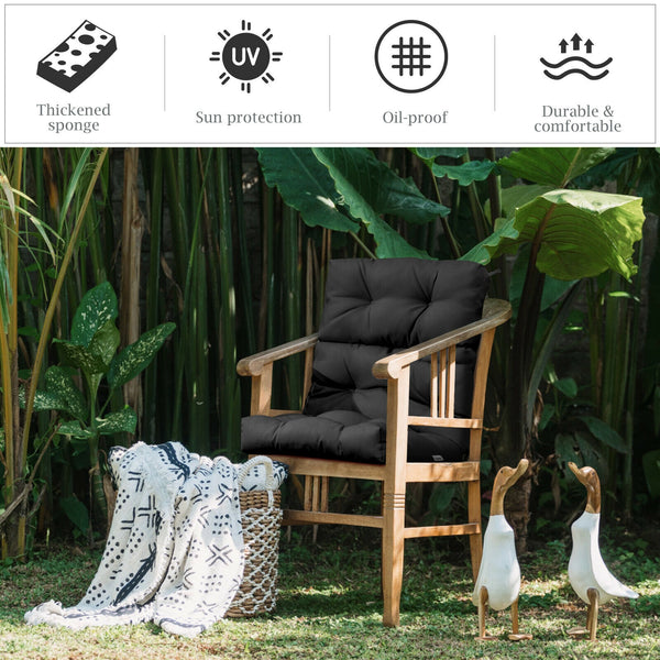 Superior sponge offers comfortable and soft sitting experience for you <br>Woven suede bedford cord provides smooth feeling and extra comfort <br>Convenient for you to suit different furniture with three-fold design <br>High quality string ties are not ea