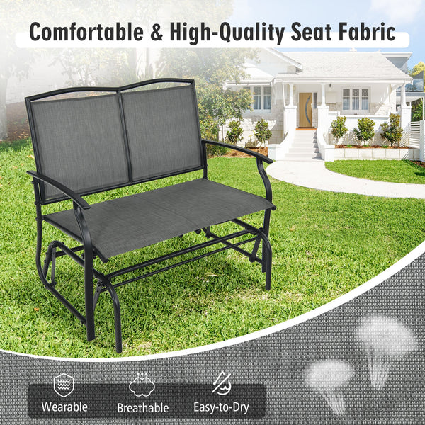 Don't place it outside in rainy days <br>Simple  Functional And Stylish <br>Sturdy  Firm And Durable to keep a long time use <br>Comfortably Seats For Two People <br>Offers Comfortable And Relaxation <br>Suitable For Both Indoor And Outdoor <br>4 Fixed Ch