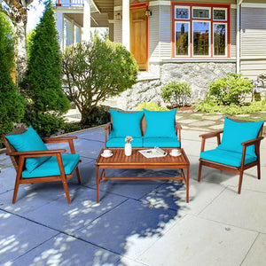 Including 2 x Single sofa  1 x Loveseat  1 x Coffee table  4 x Seat cushion  4 x Back cushion  1 x User guide<br>Hand-woven rattan is breathable and comfortable<br>Thick and soft cushions will provide you excellent comfort<br>Cover with the zipper of the 