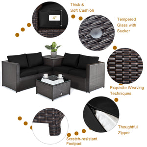 Ship in 4 boxes  may arrive on different days<br>2 bags of screws are packed in the different boxes (1 bag of screws in the fire pit table box and another bag of screws in the first sofa set box)<br>Make outdoor gatherings warmer with 50 000 BTU Â  Â <br>