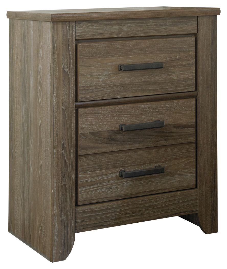 If effortless elegance is the impression youâ€™re going for, this nightstand is custom made to fit your space. Itâ€™s got the crisp, clean lines of a contemporary piece, but with softly weathered elements, including antiqued industrial pulls and an earthy