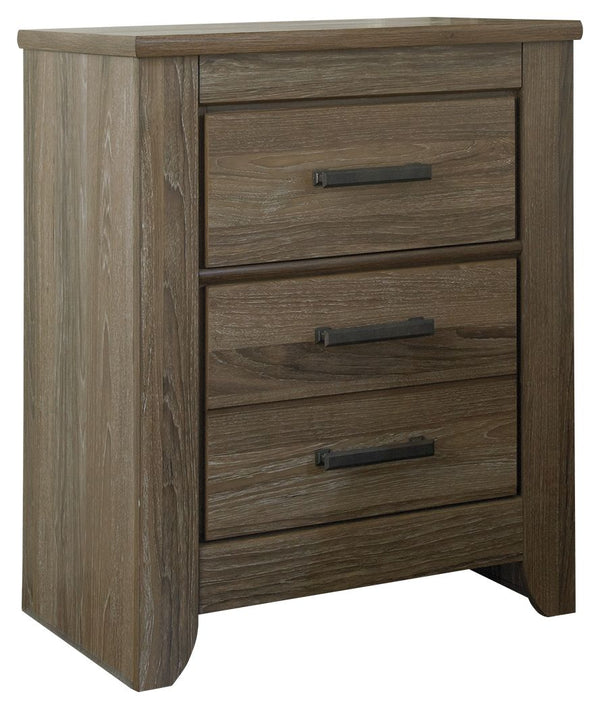 If effortless elegance is the impression youâ€™re going for, this nightstand is custom made to fit your space. Itâ€™s got the crisp, clean lines of a contemporary piece, but with softly weathered elements, including antiqued industrial pulls and an earthy