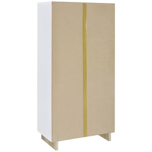  and other personal treasures. The bookcase shows off a two-tone finish combination
