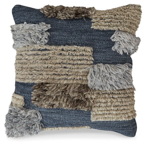 Your eye for playful-yet-simple style takes a textural spin with this pillow. Hand-knotted stripes craft a patchwork look thatâ€™s both inviting and imaginative. Effortlessly chic, this accent piece creates a sense of cozy charm.<br/><br/><b>Product Featu