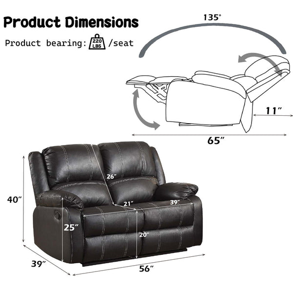  soft to the touch while the reclining footrests offer full leg supp