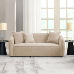 The Keith collection sofa, available in both luxurious brown and beige Chenilles, offers a perfect blend of comfort and elegance. With plush pillows and a cozy design, these sofas invite you to relax and unwind in style. Ideal for any living space, the Ke