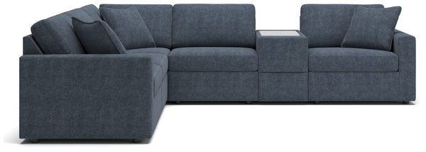 Modmax - Ink - 6-Piece Sectional With Storage Console