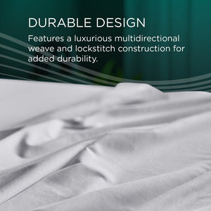 Linens - Tempur Luxe Egyptian Cotton Pillowcase Set - White - King