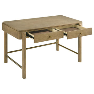 Arini - 2-Drawer Vanity Desk Makeup Table - Sand Wash