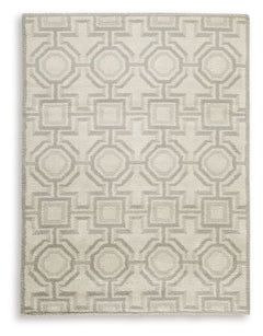 Define a space in a beautiful way with this magnificent rug. Its gorgeous geometric design in gray and ivory infuses a modern sensibility that simply suits your style without being overwhelming. Plus the rug-'s plush pile feels fantastic underfoot.<br/><b