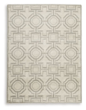 Define a space in a beautiful way with this magnificent rug. Its gorgeous geometric design in gray and ivory infuses a modern sensibility that simply suits your style without being overwhelming. Plus the rug-'s plush pile feels fantastic underfoot.<br/><b