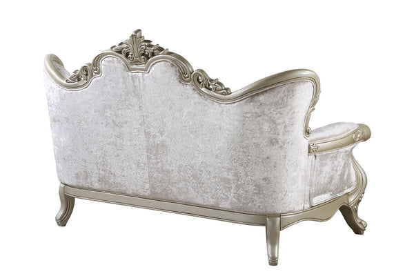 Monique - Loveseat - Pearl Silver