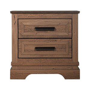  making it an excellent addition to any bedroom. Crafted from high-quality manufactured woods and topped with an eco-friendly decorative laminate
