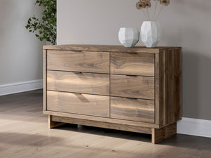  retooled for todayâ€™s trends. This dresser puts an elevated twist on mod aesthetics. Its warm brown tones reflect the mid-century vibes you love